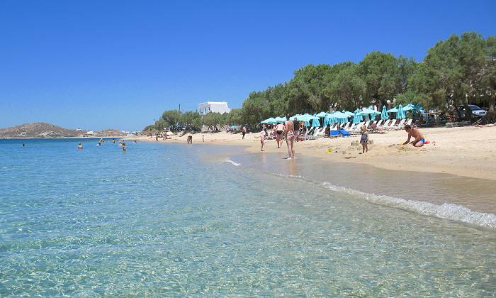 Agia Anna Beach, Sunset